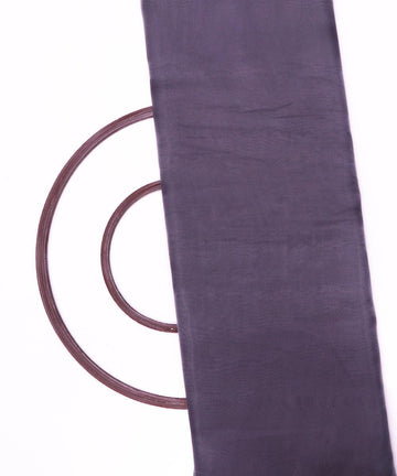 grey plain tissue organza fabric